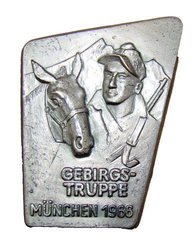 Abzeichen gebirgstruppe 1966 - abzeichen,