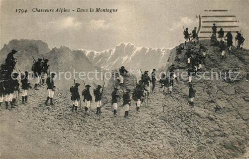 Gebirgsj ger chasseurs alpins - alpins,